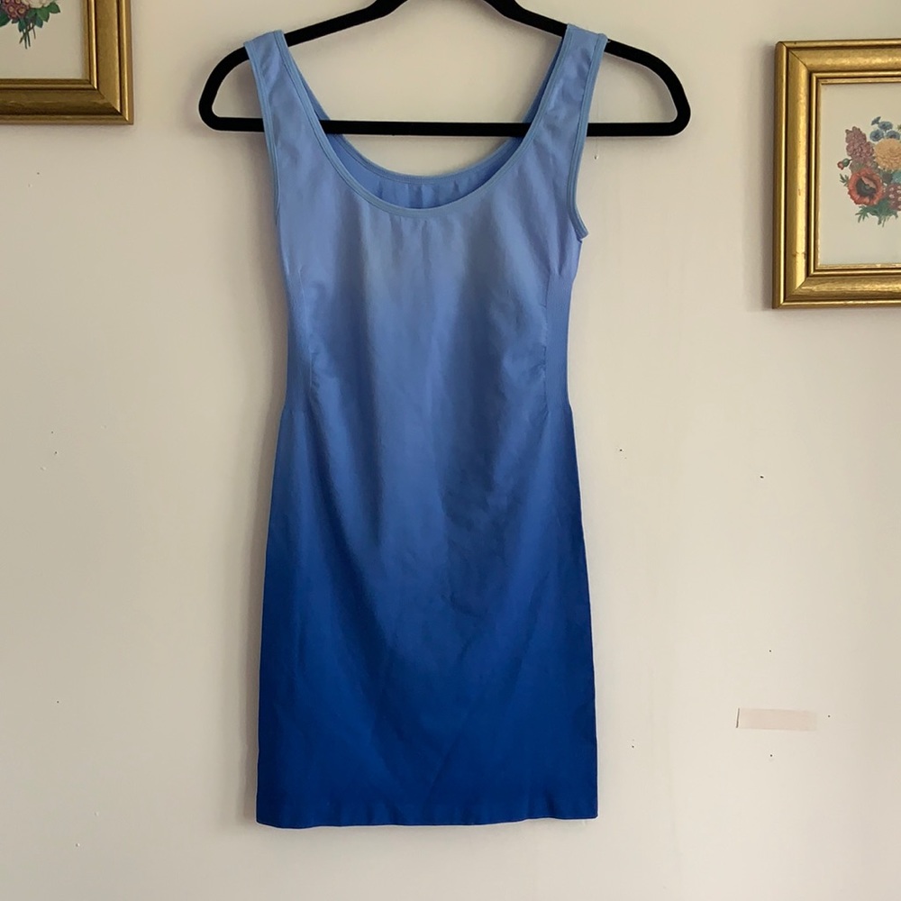 Ombré Bodycon Dress / Long Stretchy Tank